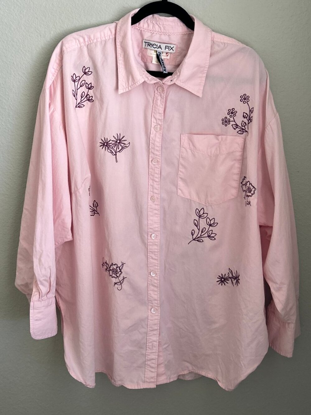 Tricia Fix x Re~Nuuly ~ Anthropologie / Maeve~ Embroidered Blouse ~ XL / 1X / 2X